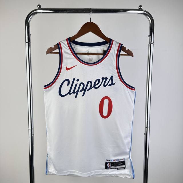 Camiseta NBA Blanca Los Angeles Clippers ( Westbook #0) 24-25