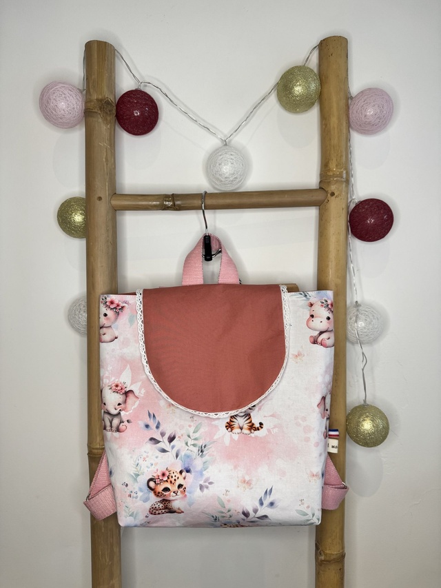 Sac à dos animaux savane floral