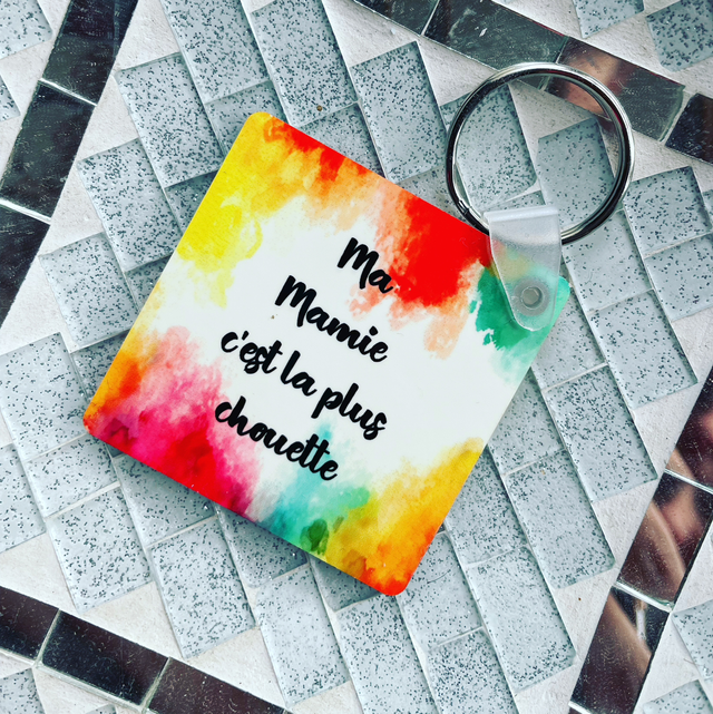 Porte clé mamie 