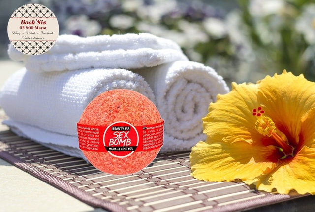 Bombe de bain 150 gr " Sex bomb ( Fraises juteuses ) "