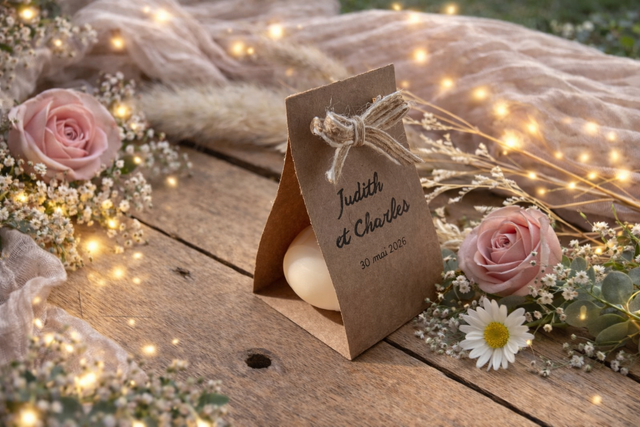 Bougie personnalisable - Bougie moulée - Simplicité