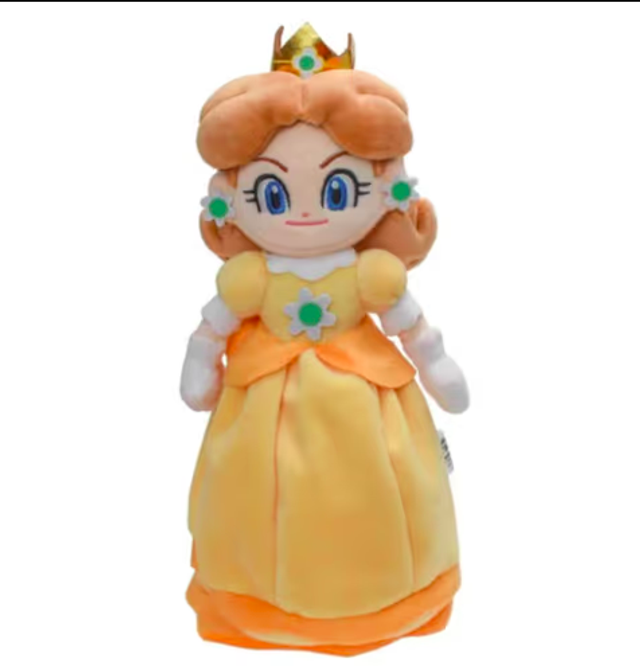 Super Mario grote knuffel Princess Daisy (25cm)