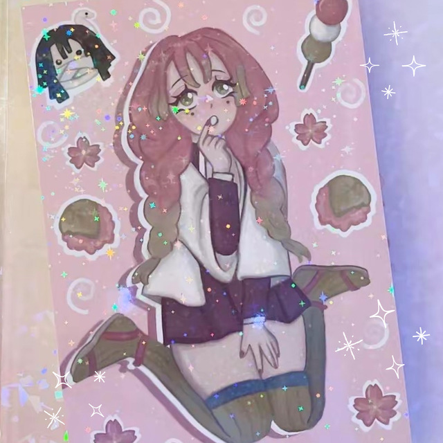 Mitsuri A5 Sparkly Print