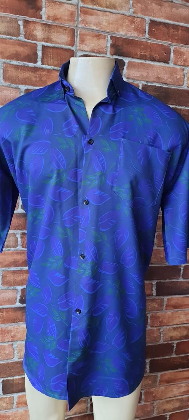 CAMISA SOCIAL ESTAMPADA, MASC. T/G