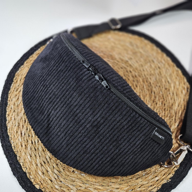 BLACK kordbársony crossbody
