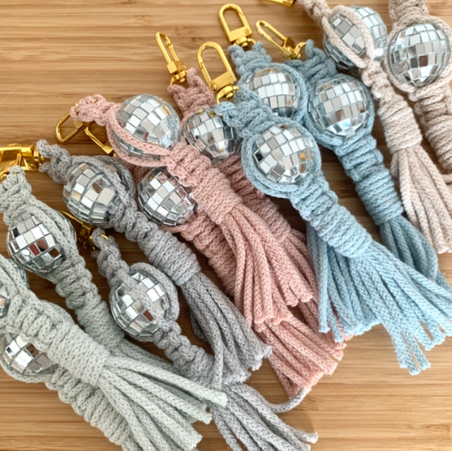 Wild &amp; Clay Disco Key Ring