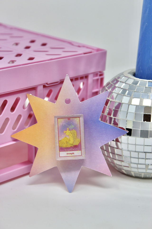 Strength Tarot Croc charm