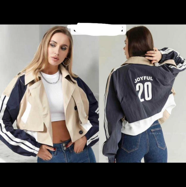 CHAQUETA CORTA CRUZADA 