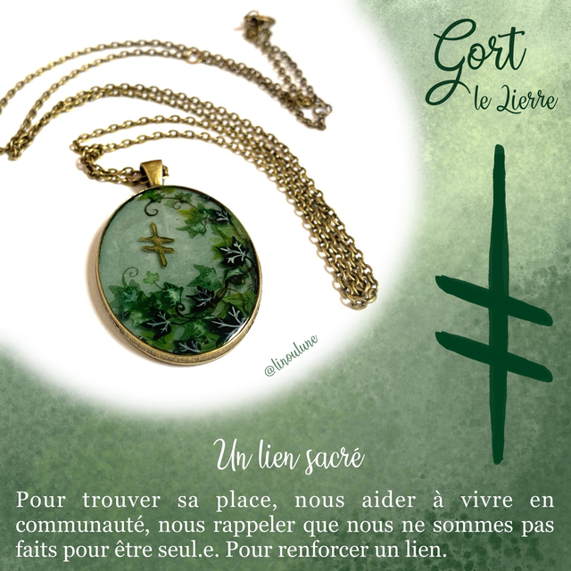 Bijoux de l'Ogham Celtique