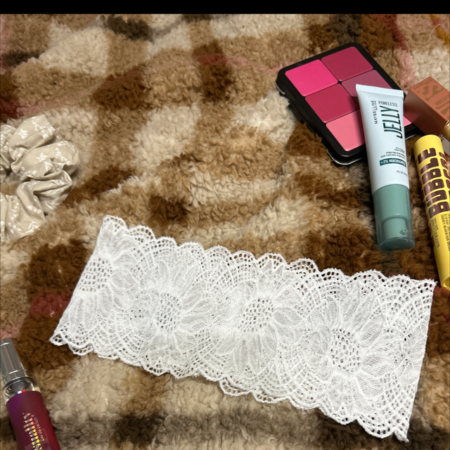 Bandeau Dentelle Blanc Large