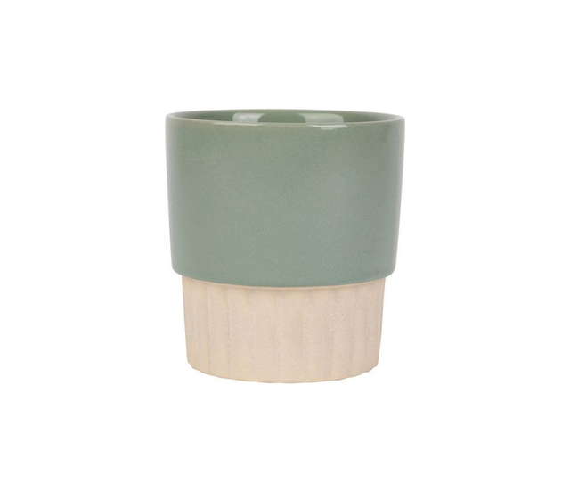 GOBELET CANNELE SAUGE 25CL