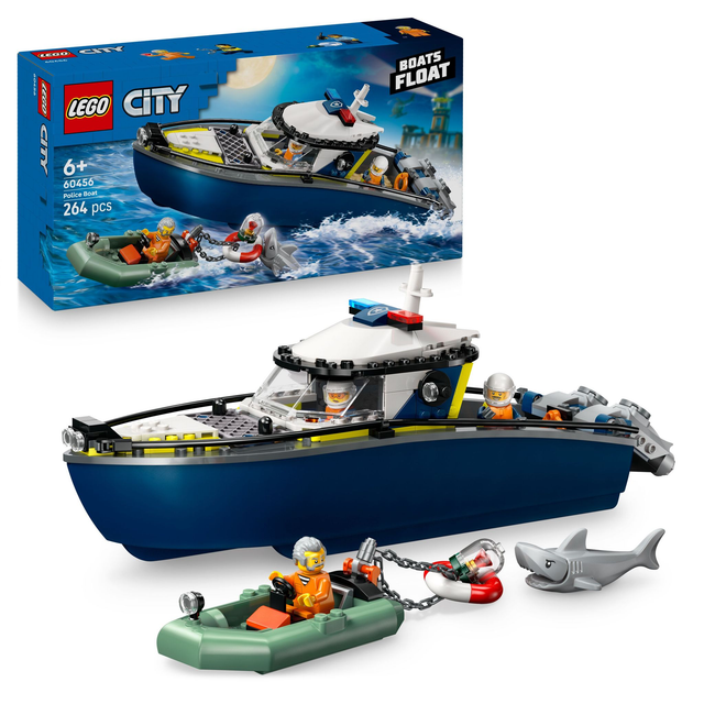 LEGO 60456 City Verfolgungsjagd im Polizeiboot
