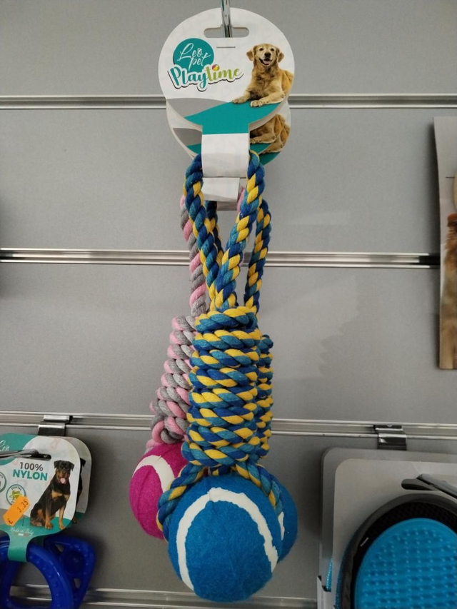 Corda Con Palla Da Tennis E Maniglia 