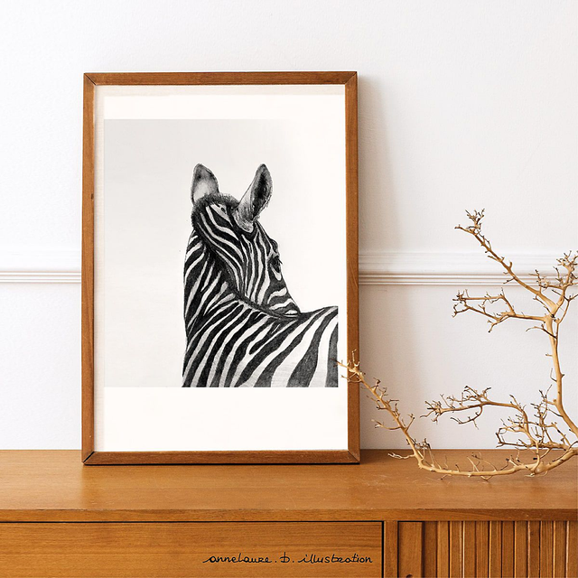 Affiche Zèbre
