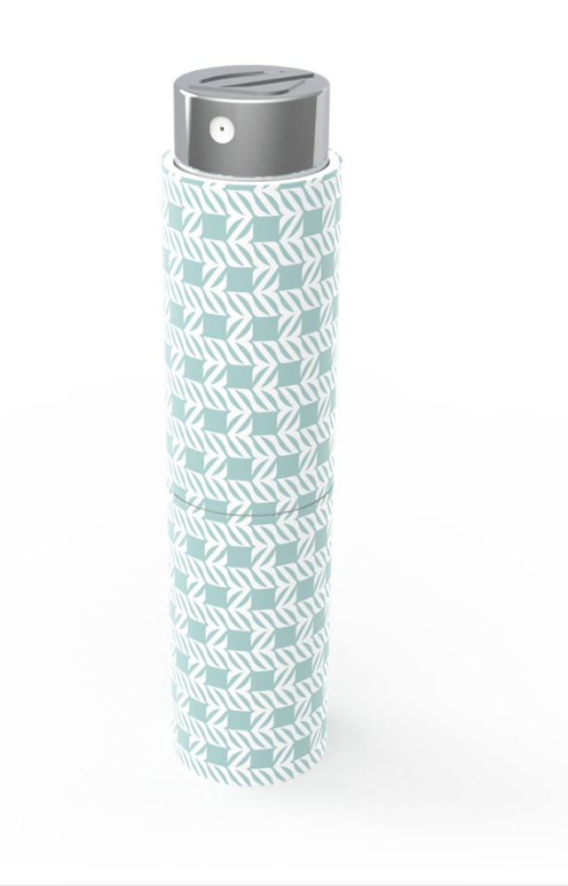 ÉTUI À PARFUM DE POCHE Monogram Rope – Blanc et turquoise