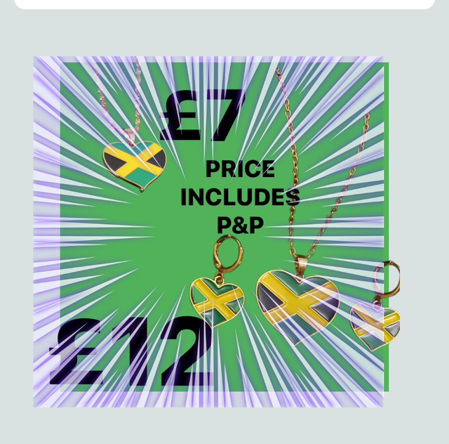 🇯🇲NMIA ‘AH JAMICA WE 💛’NECKLACE 