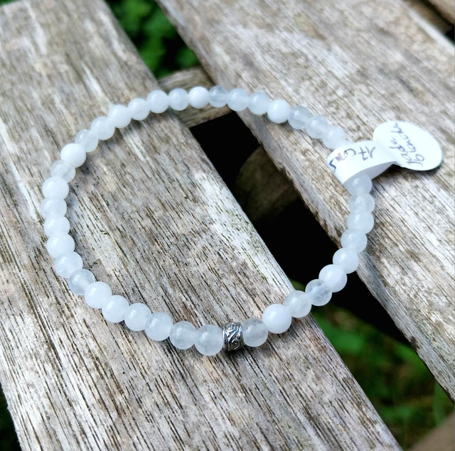 Bracelet Jade blanche
