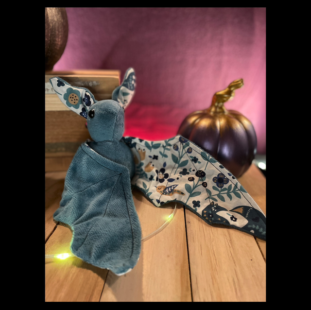 Chauve souris bleu ciel