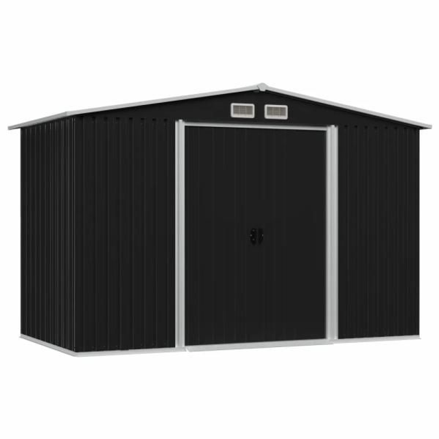 Galvanised Steel Shed - (257x205x178cm)