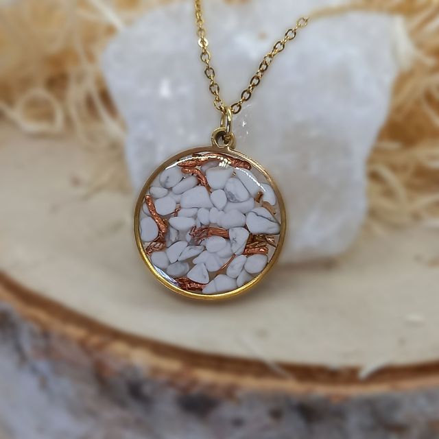Pendentif "Howlite"