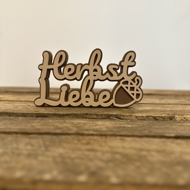HerbstLiebe – Deko-Schild für gemütliche Tage