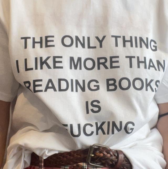 The Only Thing I Like More Than Reading Books T-Shirt