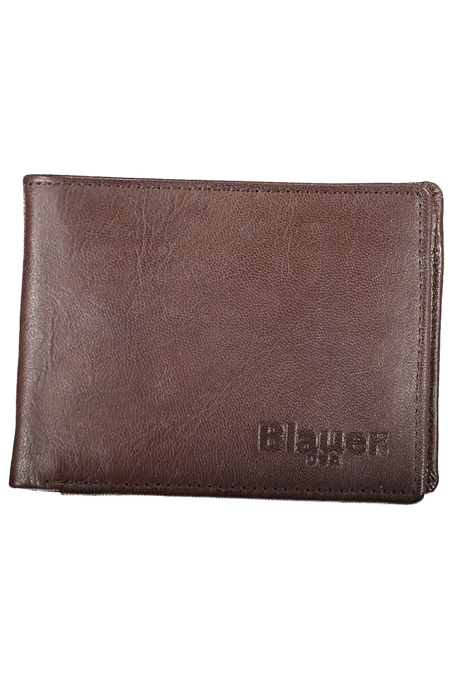 7243BLAUER PORTAFOGLIO UOMO MARRONE