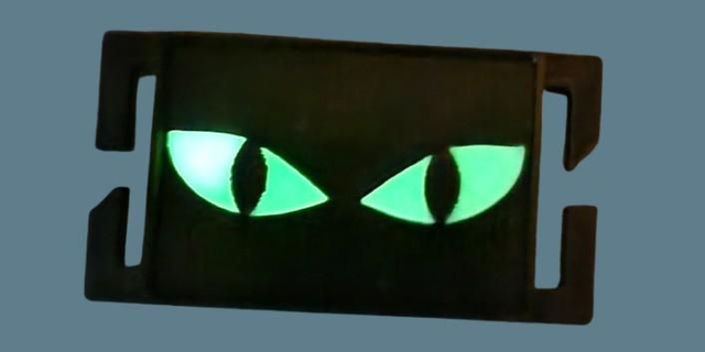 Plaquette 3D cat-eyes V1