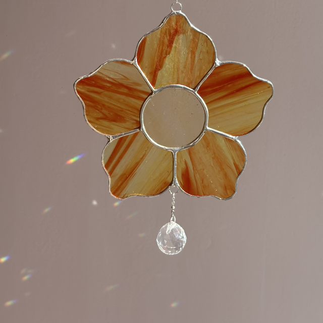 Fleur Lumi (rouge et jaune)