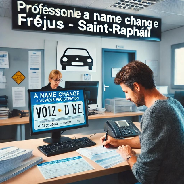 Changement de nom carte grise après divorce ou veuvage à Fréjus &amp; Saint-Raphaël 