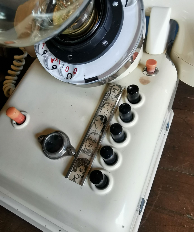 Lampe industrielle vintage métal bakélite standard téléphonique "Telic années 50-60"