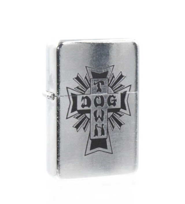 Dogtown Cross Logo Flip Top Metal Lighter  (18years +)