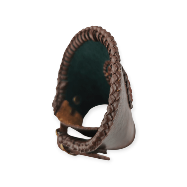 Bracelet large avec oeil de tigre