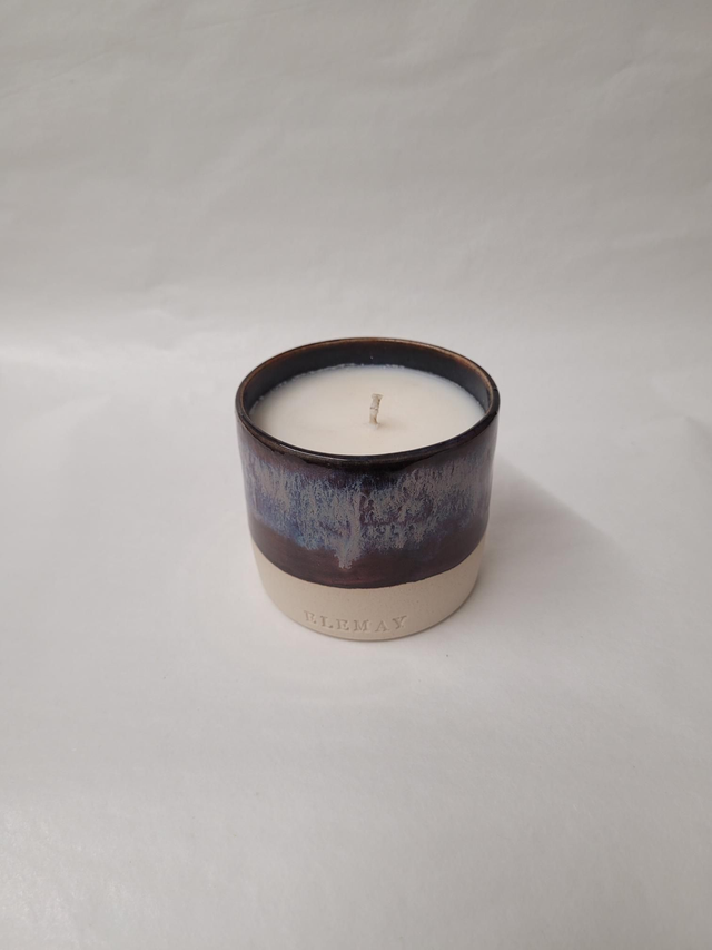 Starry Nights Refillable Cermaic Jar Soy Wax Candle - ES-018
