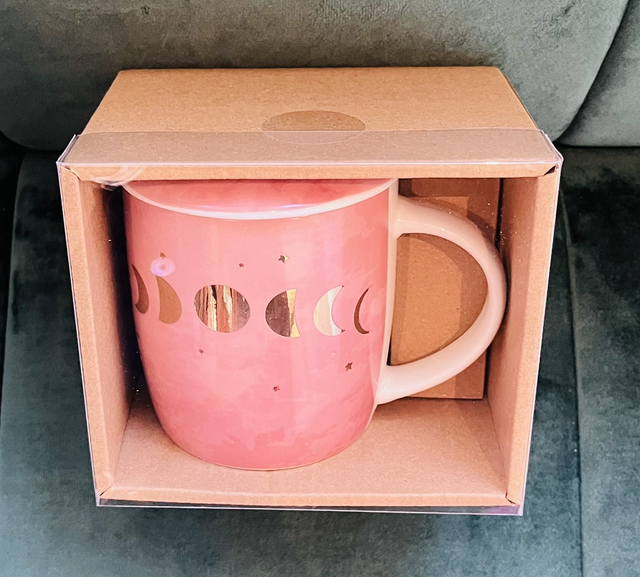 Tasse avec infuser lune 