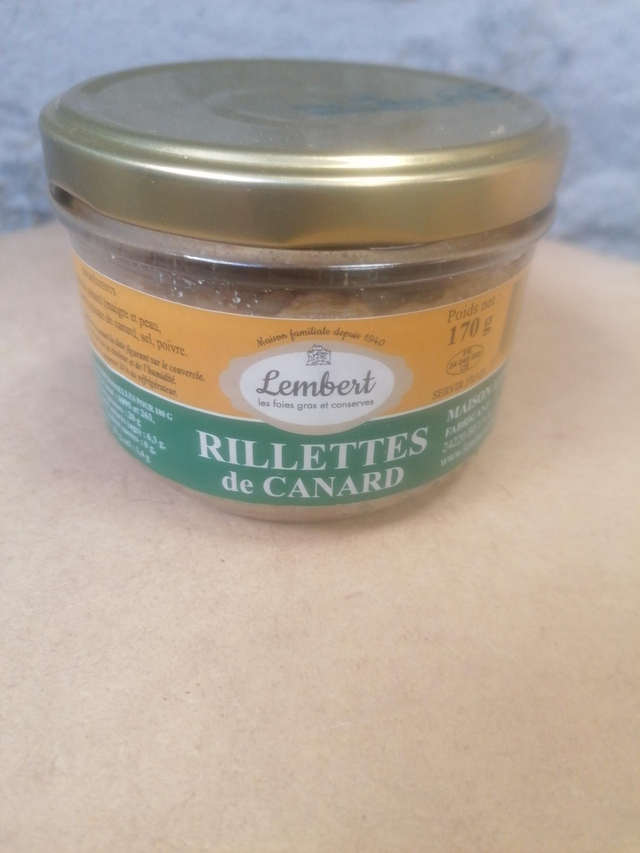 Rillettes de canard 170g