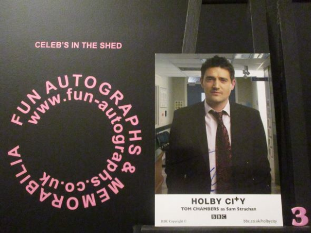 Tom Chambers (Sam Stachan) Authentic Autographed Holby City 6x4 Cast Card (3)