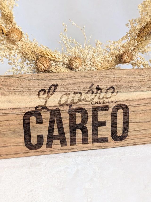 Planche a découpé personnalisé "l'apéro chez" ...