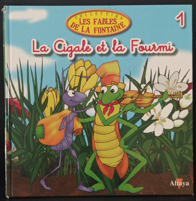 La cigale et la fourmi de La Fontaine