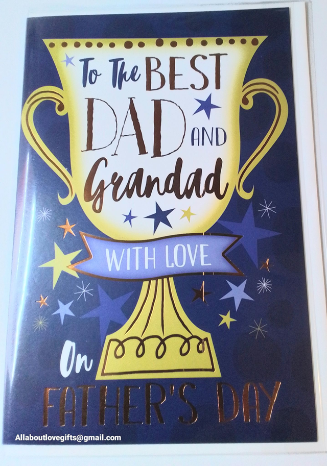 Dad and Gradad Fathers Day Card Cup Design 