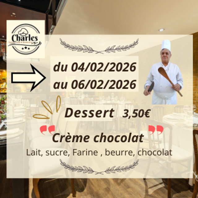 Crème chocolat – Pour 1 personne
