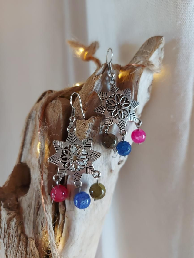 "Etoile" Boucles d'oreilles apprêts 