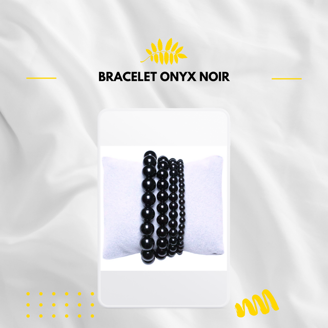 Bracelet en Onyx