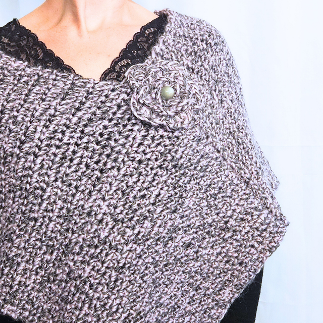 Epolochaud rose gris chiné