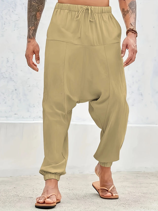 Men's Loose Beach Harem Pants 