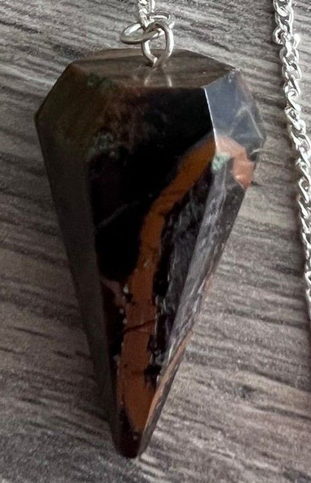 Pendule conique Oeil du tigre 4.5 cm  