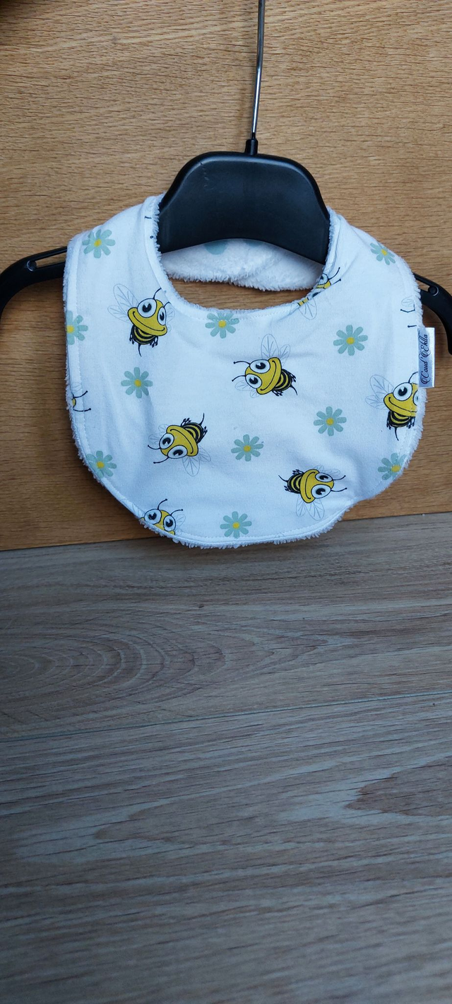 Bavoir naissance abeille