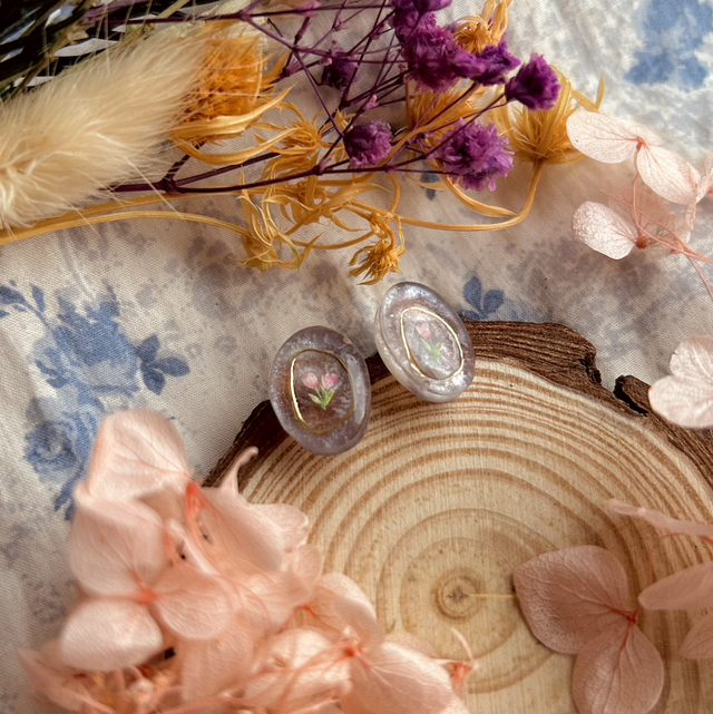 Rose Stud Earrings - Valentine’s Day Collection