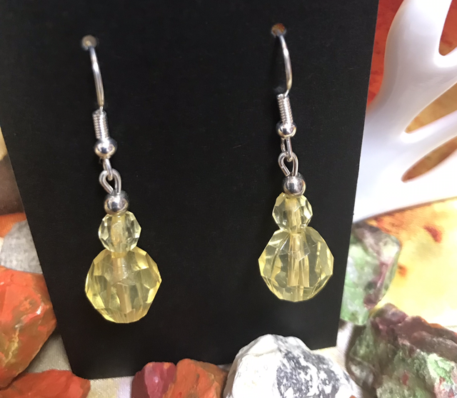 Yellow Dangling Earrings- YDE25