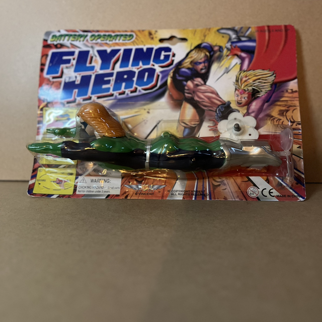 Vintage flying hero
